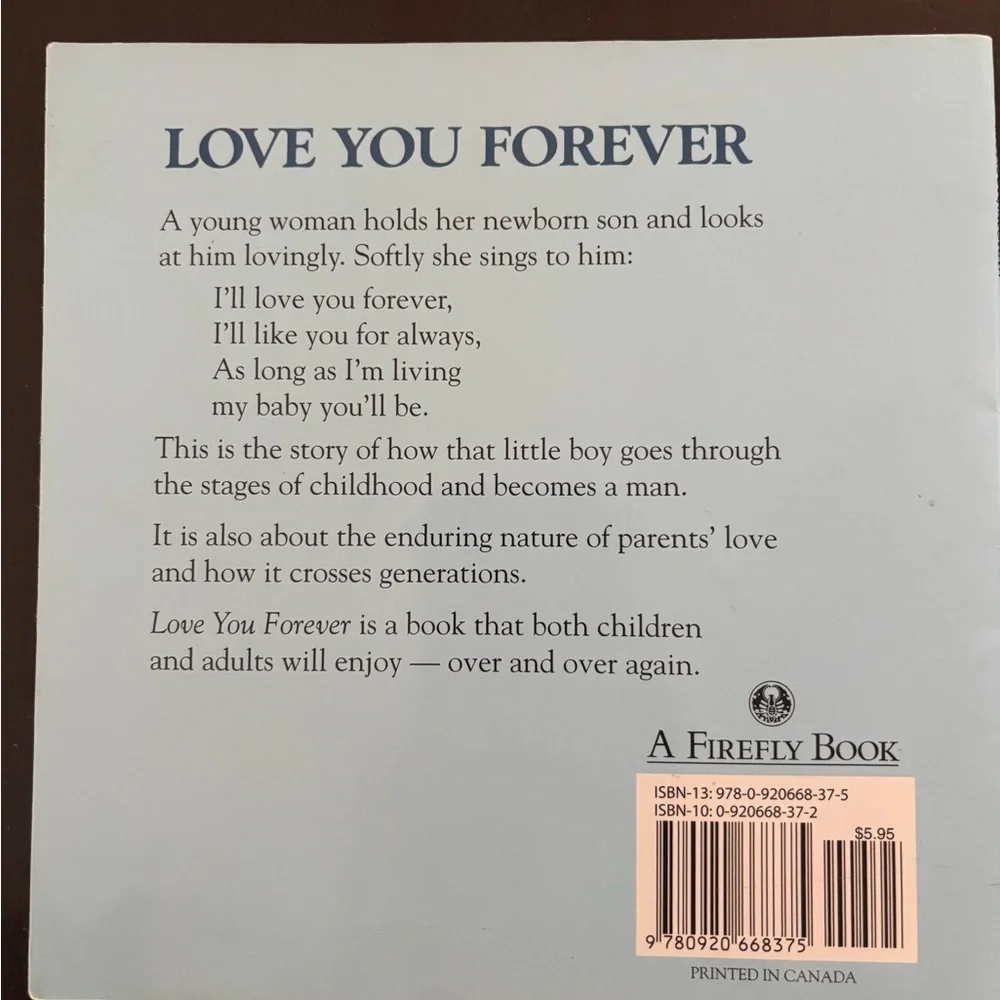 Love You Forever - paperback By Robert Munsch - VERY GOOD